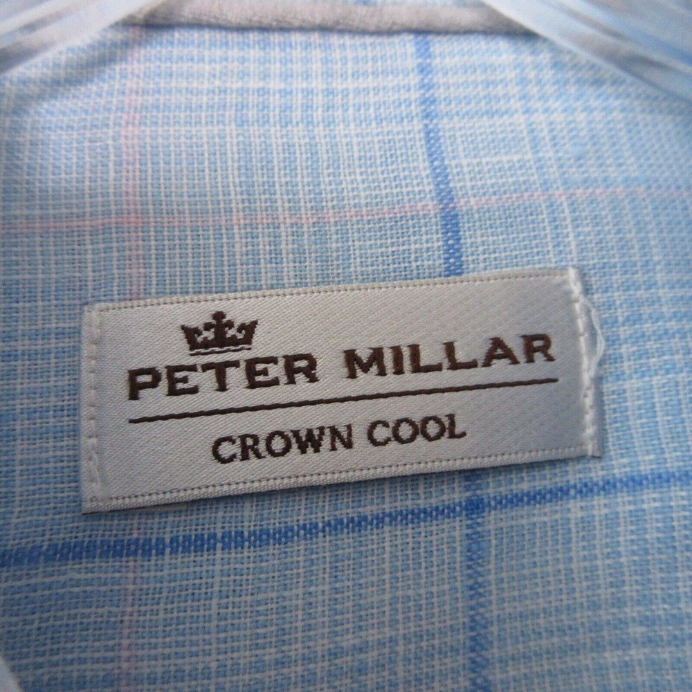 Peter Millar Crown Cool 100% Linen Button Up Shirt - Picture 4 of 11